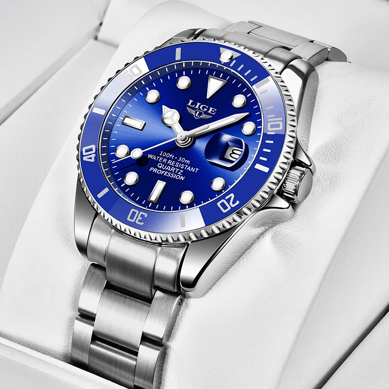 2023 Topmerk Luxe Mode Duiker Horloge Heren 30ATM Waterdichte Date Klok Sport Horloges Mens Quartz Polshorloge Relogio Masculino