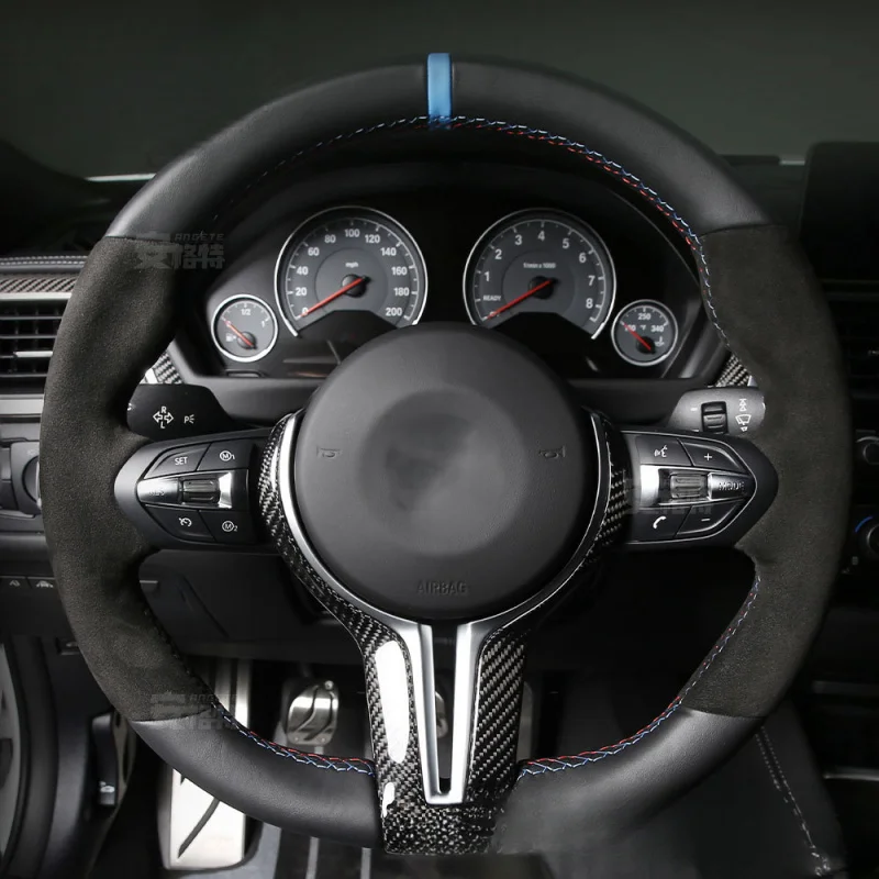 

Подходит для BMW 3 серии 5 серии 6 серии M3 M5 M6 F10 F30, модифицированный замшевый кожаный руль в сборе, автомобильный руль