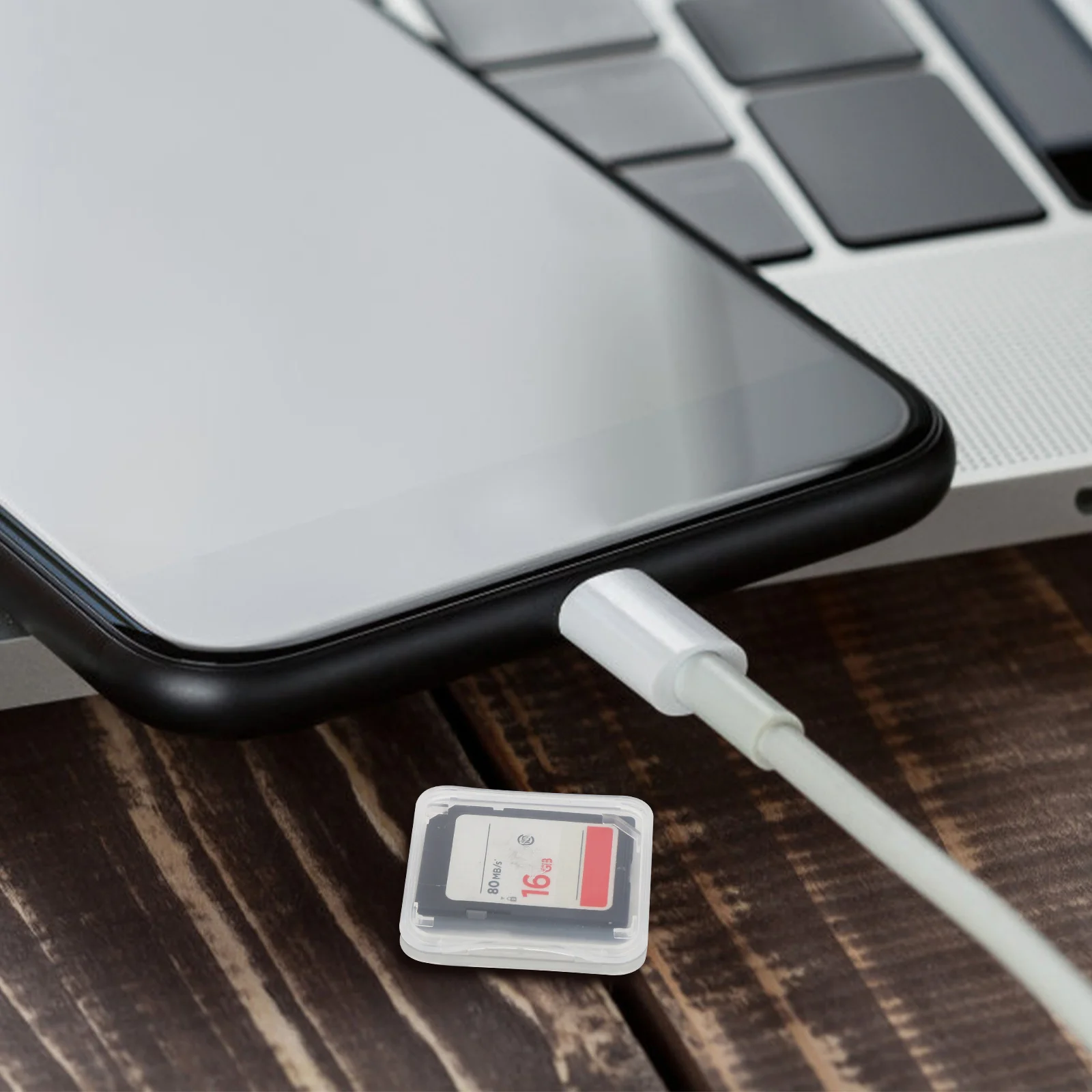 

Card Box Transparent Memory Card Storage Case Plastic Holder For Cards Memory Cards Keepers Organizers Home Storage