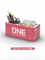 Modelo de contenedor simple, portalápices de escritorio, caja de regalo para almacenamiento de papelería, puede almacenar pinceles y herramientas de maquillaje, se puede dado como regalo