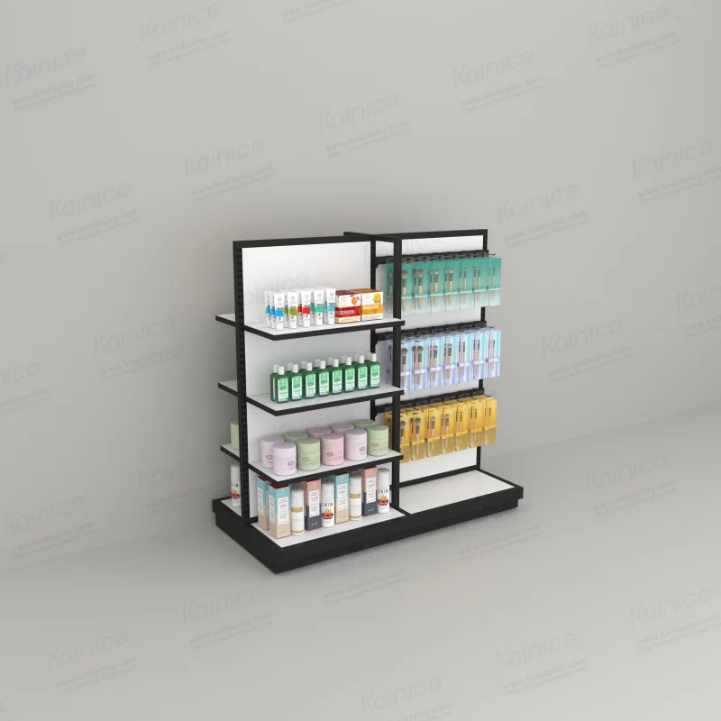 custom.Kainice Custom Size Brands Eyelash Cosmetic Display Cabinet Showcase Acrylic Make up Display Stand Shelf Display Rac