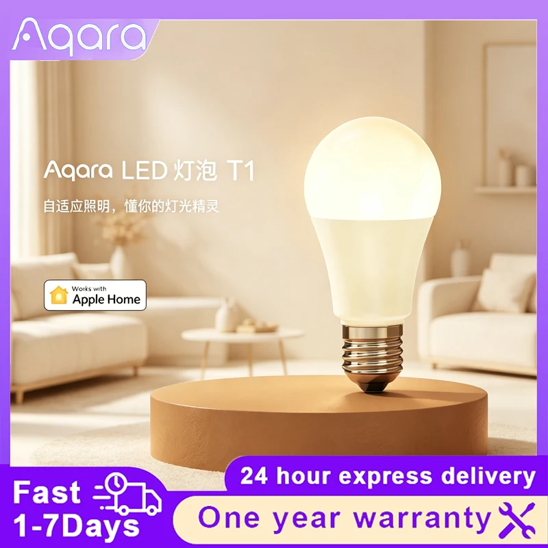 Aqara Smart LED Bulb T1 Light Zigbee E27 2700K-6500K 220-240V Remote Lamp Light For Xiaomi Mijia Mi home Smart home Homekit App