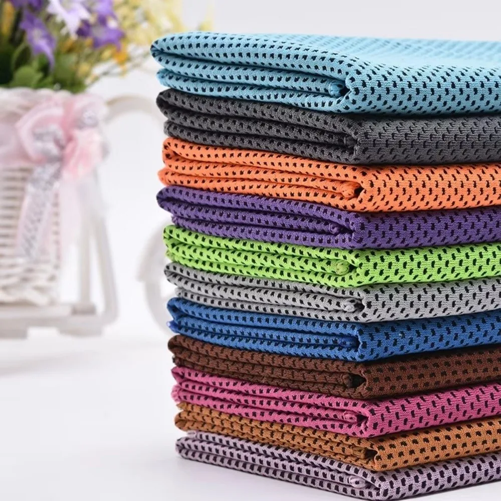 Portable Breathable Cooling Towel Ultra Soft Quick Drying Microfiber Towels Lightweight Sunstroke Prevention Ice Wipes Summer