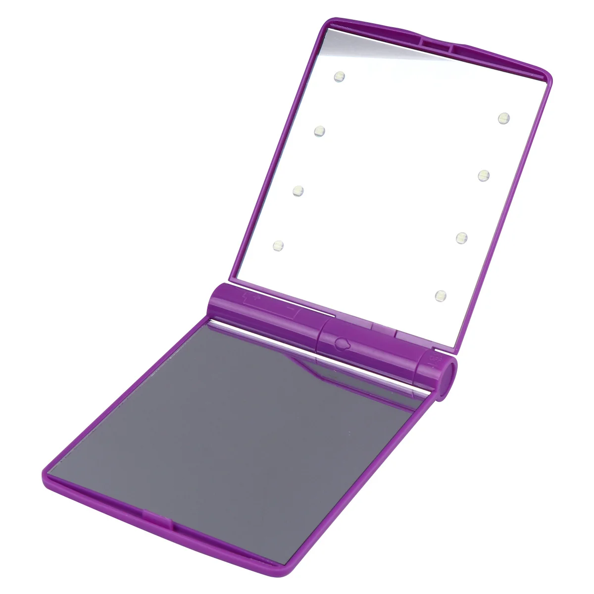 Miroir de maquillage LED pliable double face, miroir de poche Portable, Surface réfléchissante transparente haute définition pour voyage, usage quotidien, cadeau