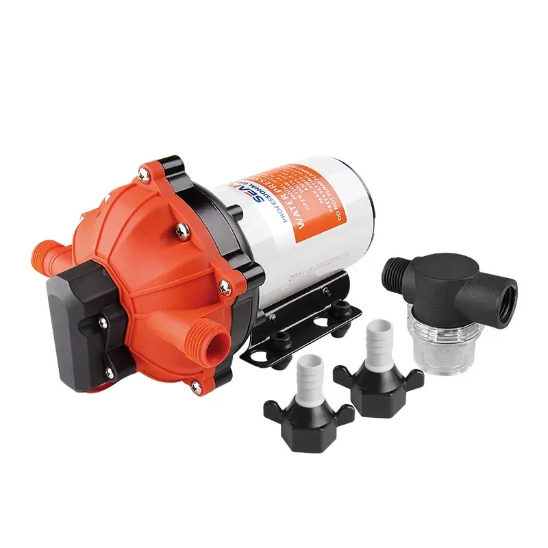 Wholesale car washer jet boat high 5.0gpm 20lpm high flow 70psi high pressure 12 volt water pump  washdown pump