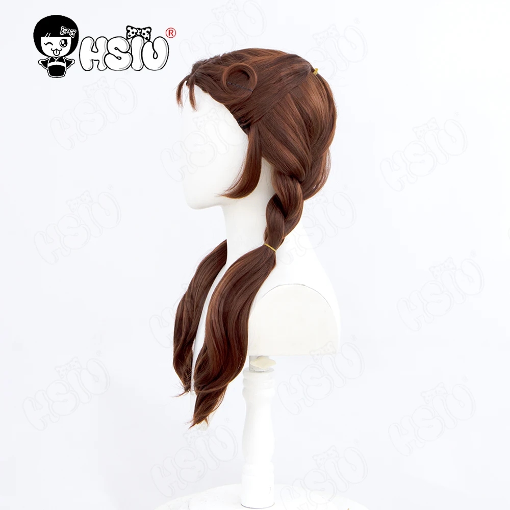 Identity V Little Girl Cosplay Wig HSIU Dark Brown Braids Long Hair Synthetic Wig+Wig cap Game Identity V Dorothy cosplay Wig