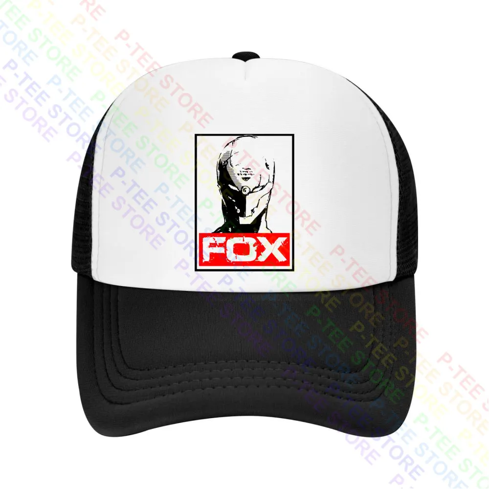 Metall ausrüstung solide graue Fuchs Videospiel Hound Baseball kappe Snapback Caps gestrickte Eimer Hut