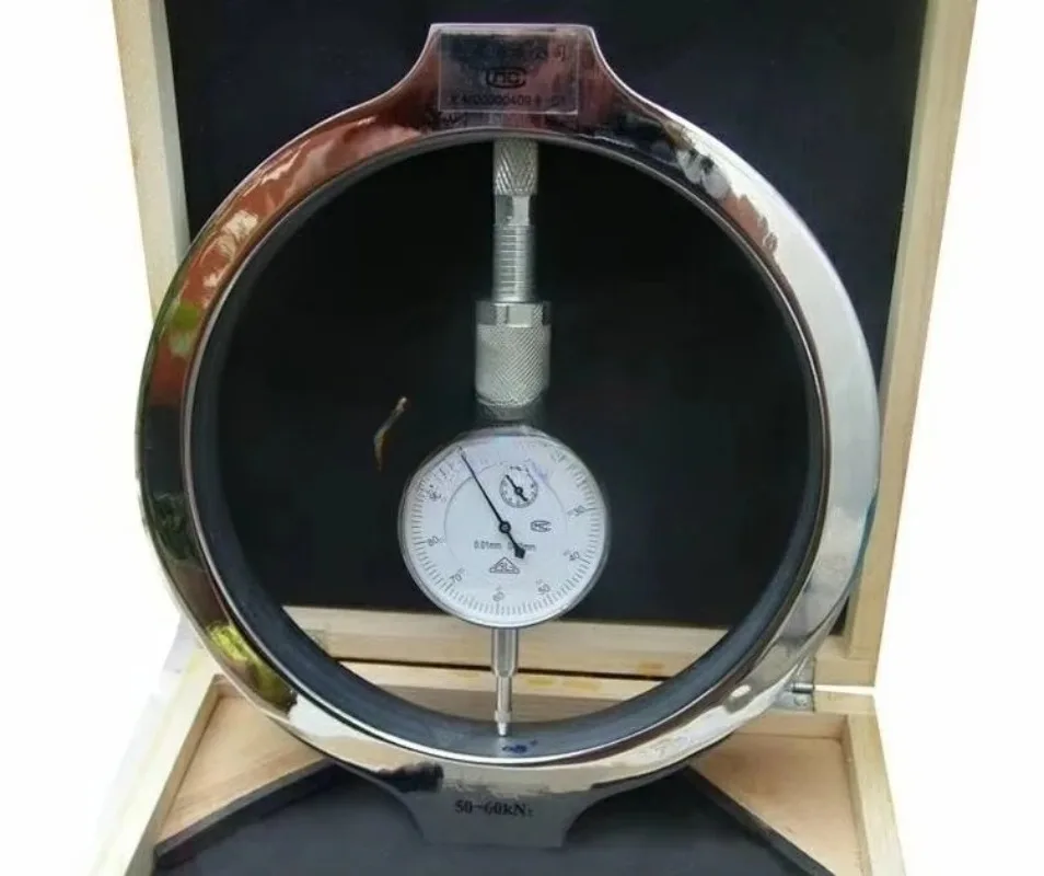 50KN Force Measured Ring 50-60kN Proving Ring High Precision Lab Test Tool for Soil Experiment