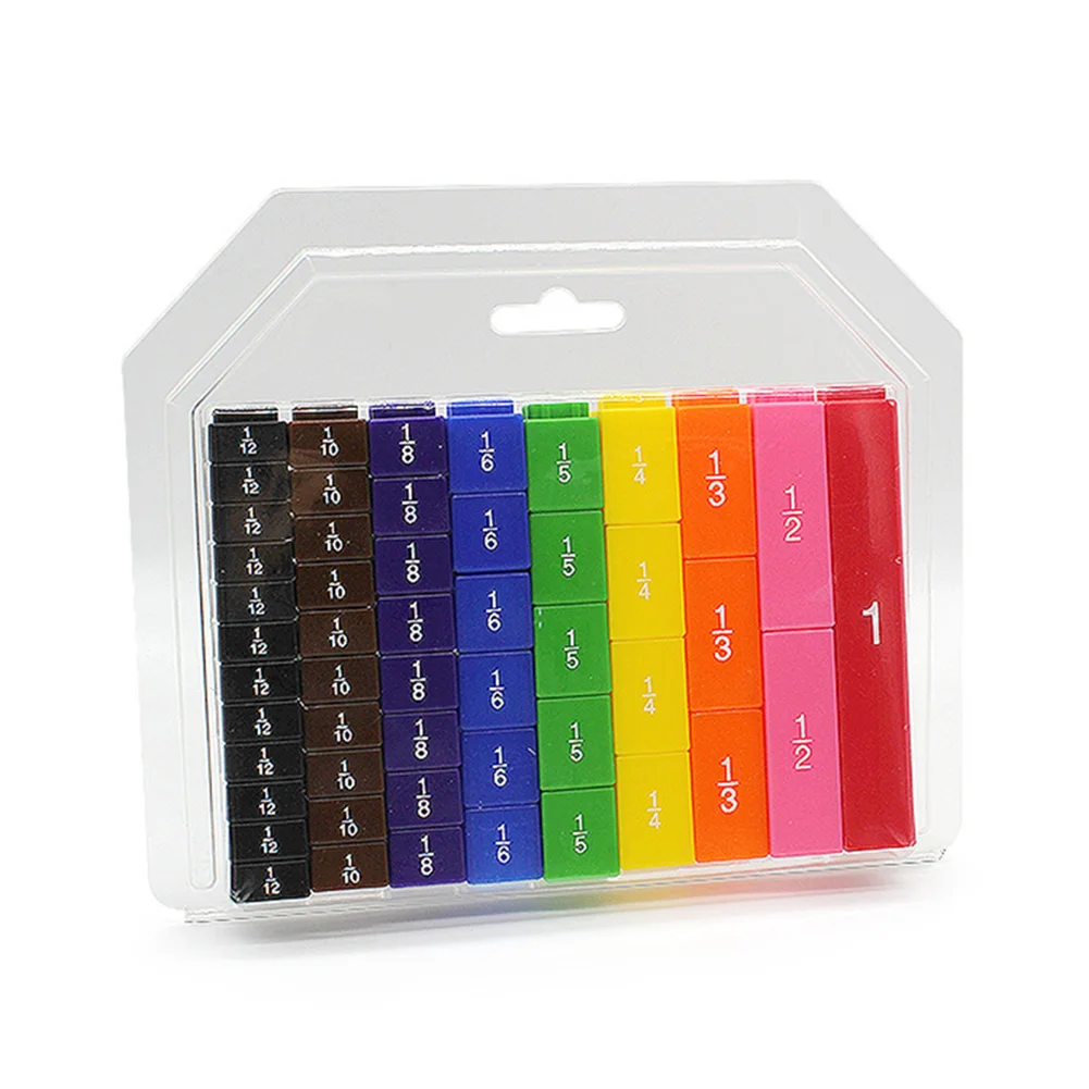 

Fraction Cube Rainbow Blocks Math Learning Stacks Number Math Learning Cube Child Kid Education Tile Toy Gift