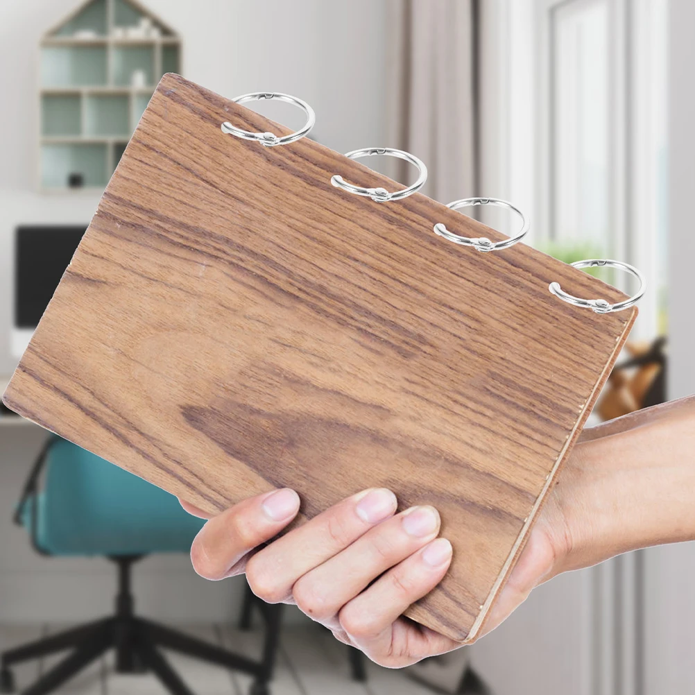 20pcs Binder Rings Metal Loose Leaf Rings For Notebooks Diy Crafts Clasp Fasteners Book Binding Supplies Ring Clips