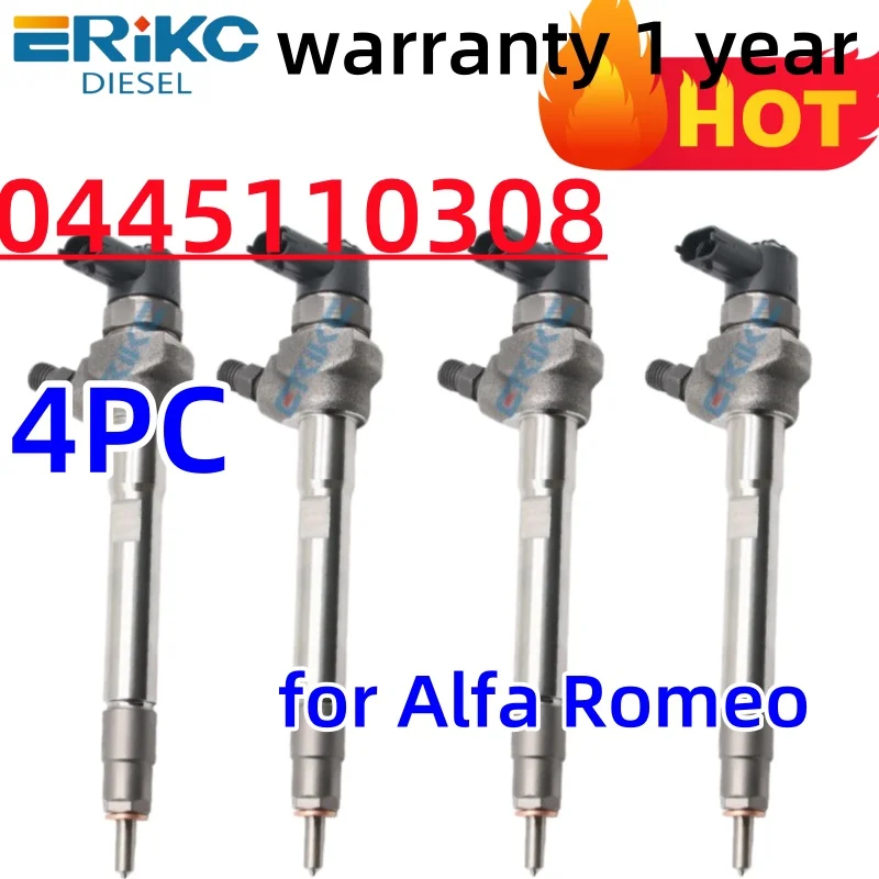 

Форсунка Common Rail 0445110308 (55208183, 55221022, 0986435197, 0 445 110 308) для Alfa Romeo 159, Brera, Spider 2.4d