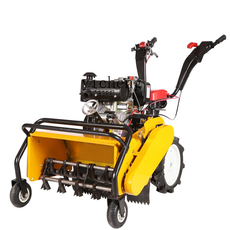 ZC New Four-Wheel Drive Diesel Crushed Grass Returning Machine Multi-Purpose Tiller Self-Propelled Weeding Machine