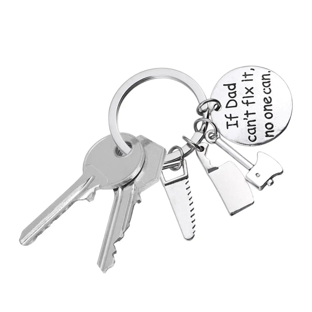 Repair Tools Design Keychain Love You Daddy Pendant Alloy Charm Key Ring Fathers Day Gifts Birthday Gifts for Dad from Daughter