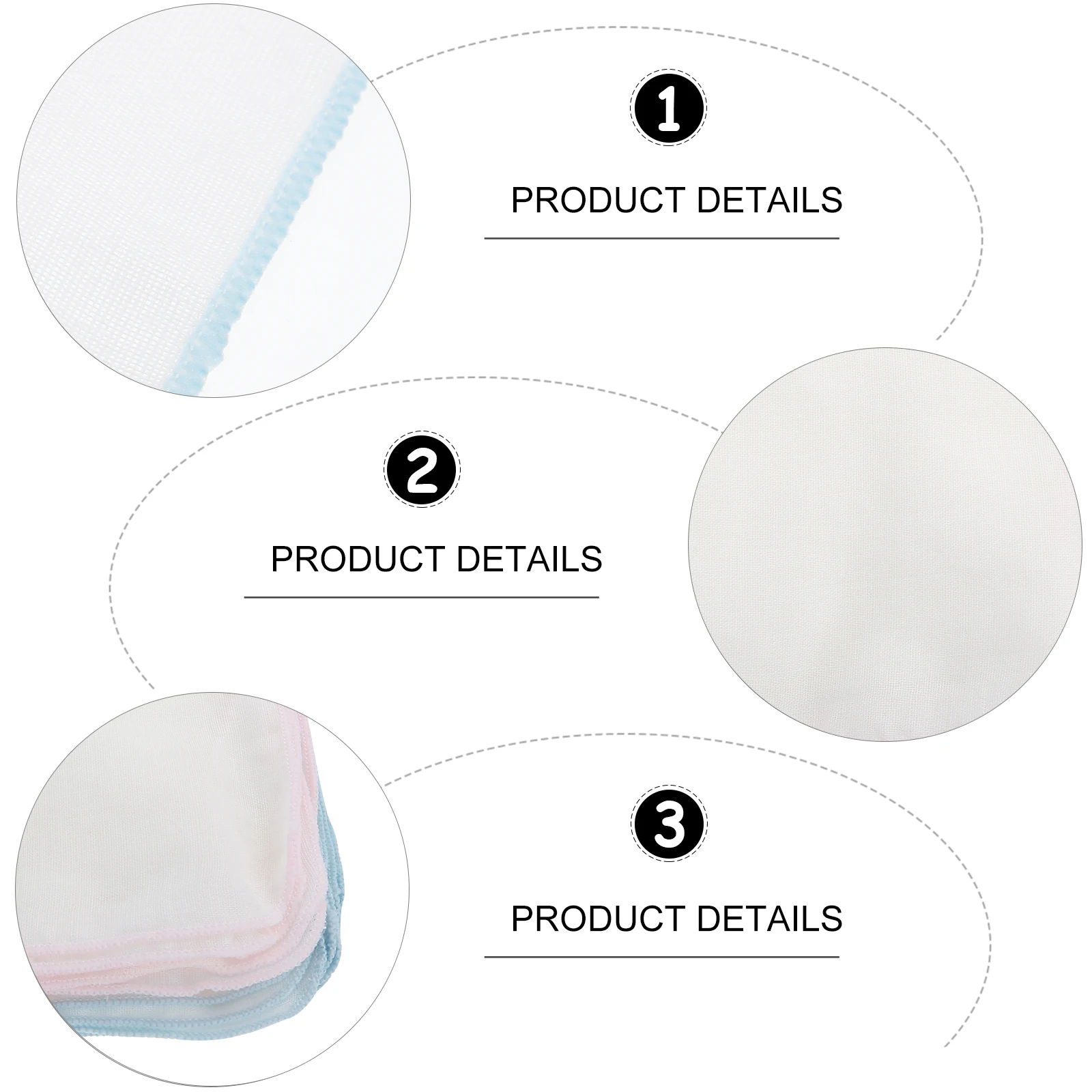 Toallas de Saliva para bebé de 20 piezas, toallitas faciales suaves lavables de algodón para lactancia infantil, toallitas de algodón para alimentación de recién nacido