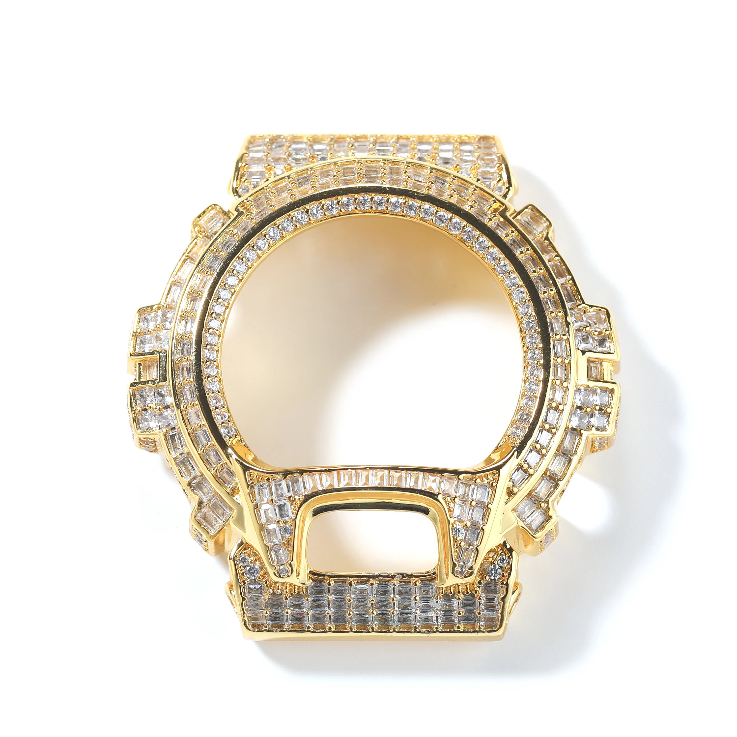 TBTK HipHop Iced Out Moissanite Uhrenlünette für GA2100 DW6900 GA110 Luxus Bling Uhren-Ersatzrahmen Zubehör – Detail 22