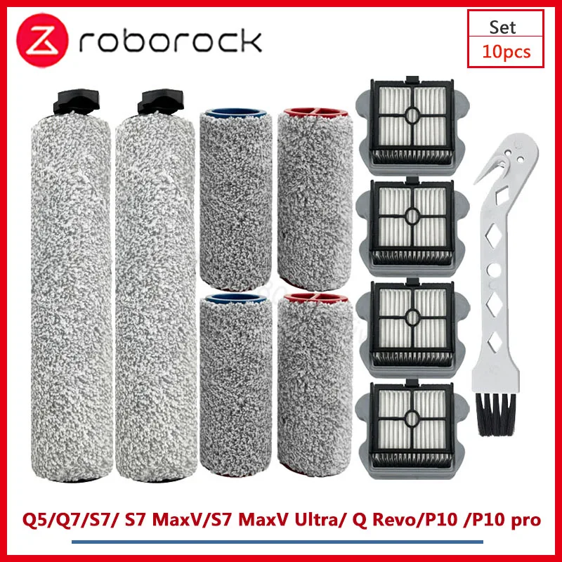 Mới Cán Bàn Chải Bộ Lọc Hepa Lọc Bộ Thay Thế Nhà Phụ Kiện Xiaomi Roborock Dyad U10 Máy Hút Bụi Quét Các Bộ Phận Dự Phòng