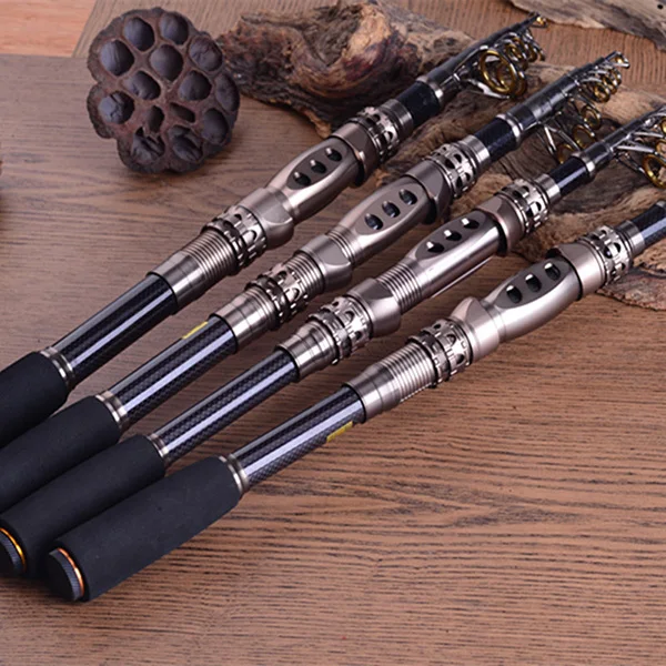 

2.7m Portable Telescopic Fishing Rod Retractable Design Sturdy Structure Eva Handle Large Tension Capacity Perfect Gift Fishers