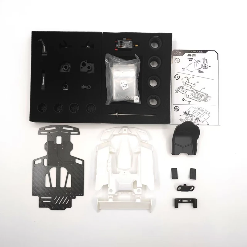 JDMODEL JDM-298 Simulatie Go Kart Model Kit voor 1/10 RC Track Go Kart Model Auto
