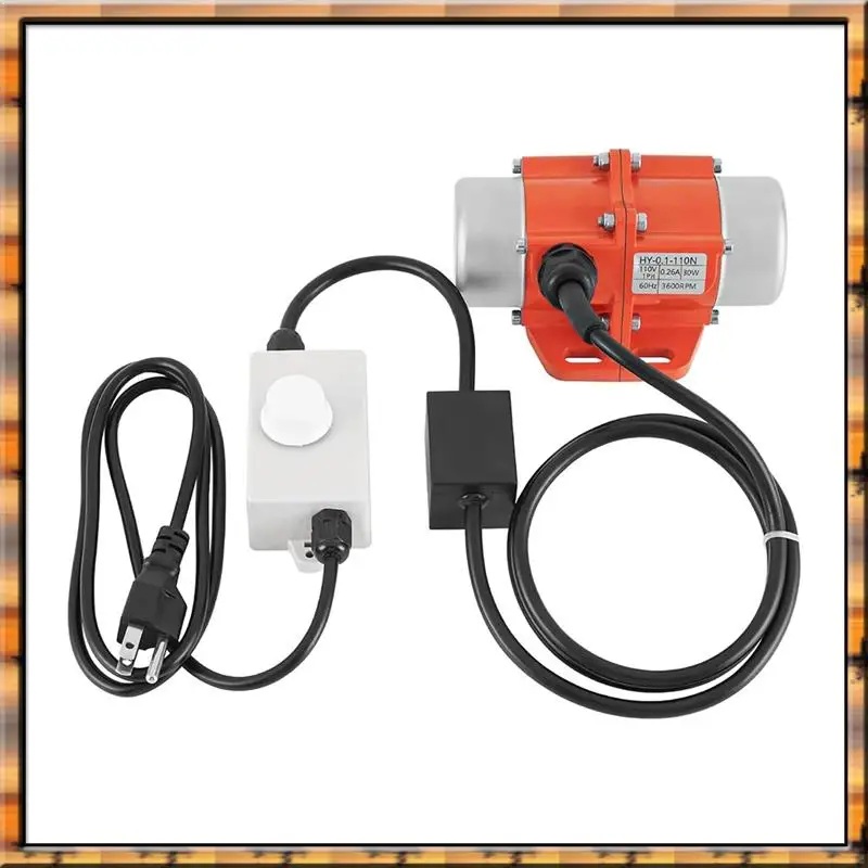 A78K جديد 30 واط شاشة هزاز الخرسانة ، محرك الاهتزاز مع وحدة تحكم في السرعة ، مقاوم للماء 3600 دورة في الدقيقة لطاولة اهتزاز الرمال الولايات المتحدة التوصيل