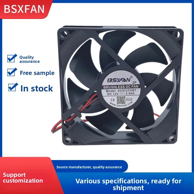 

90MM 9cm 9025 9225 Cpu Fan 90x90x25mm Computer Case Cooling Fan DC5V 12V 24V 2pin