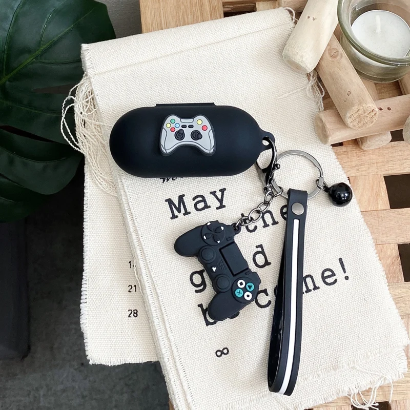 Casing silikon kartun untuk Anker Soundcore LIFE P2, casing mini Earphone nirkabel silikon lucu untuk Anker Soundcore LIFE P2mini