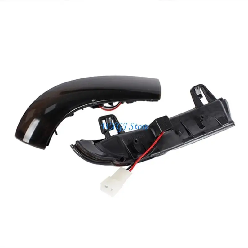 

37JE 1 Pair Dynamic Flowing LED Turn Lamp Side Wing Glass Light for Golf 5 MK5 Sequential