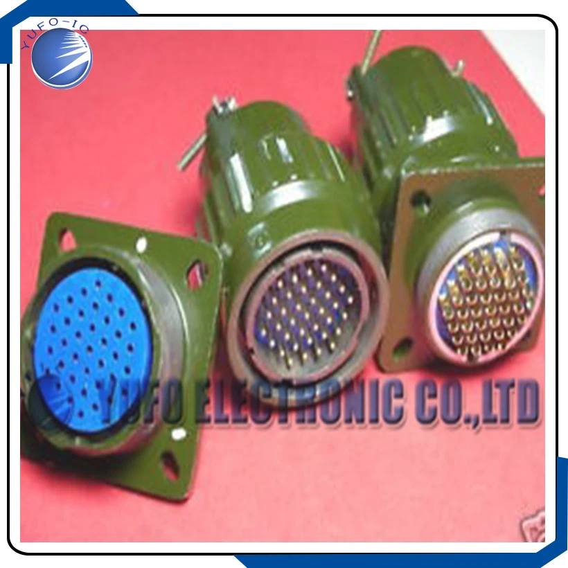 Free Shipping One Lot 1 Military Gold 37-Pin Twist Male male Connector,M37 air aviation plug