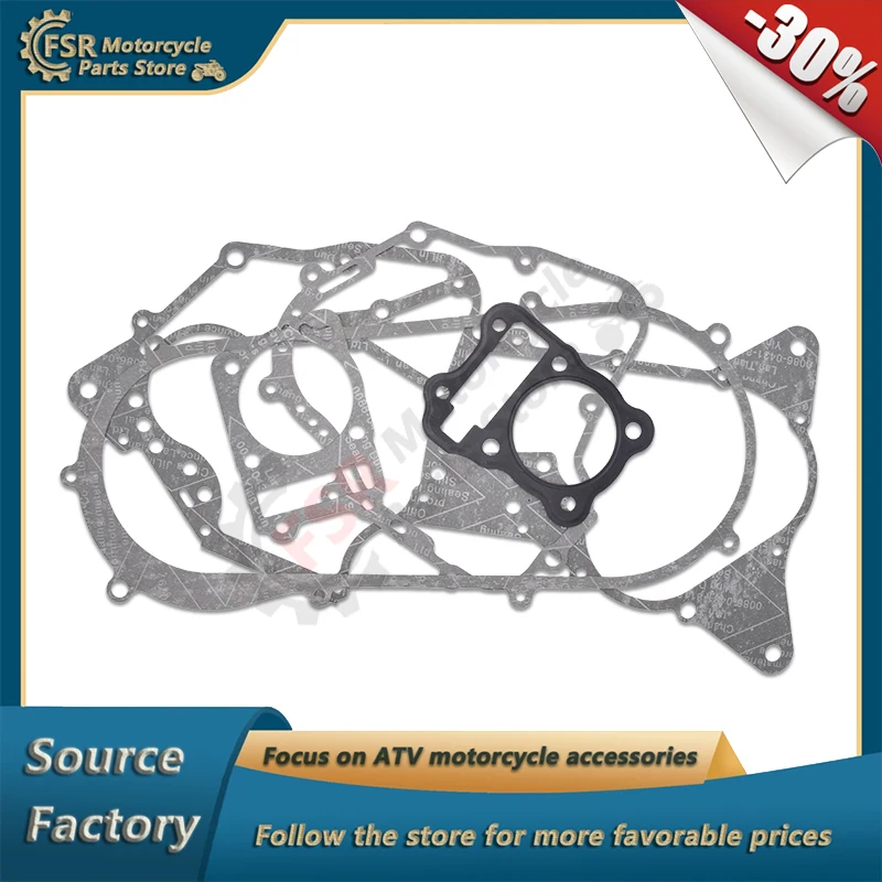 

Engine Full Set of Sealing Gaskets Overhaul Kits,Fits 200cc ATV Loncin LX200-M Kayo AU200 Bashan200-7 Whs200,Quad parts