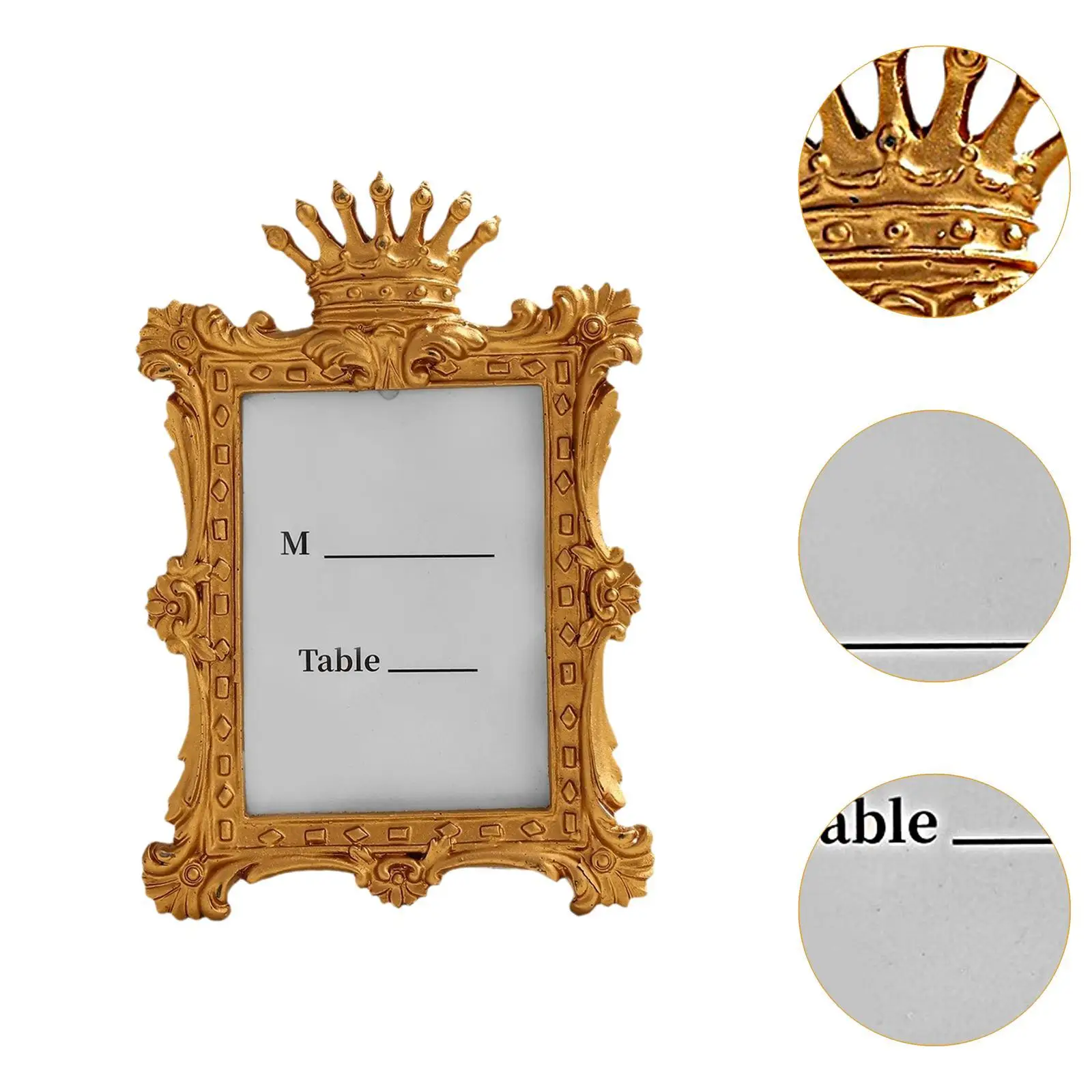 European Picture Frame Resin Luxury Photo Frame for Living Room Home Bedroom
