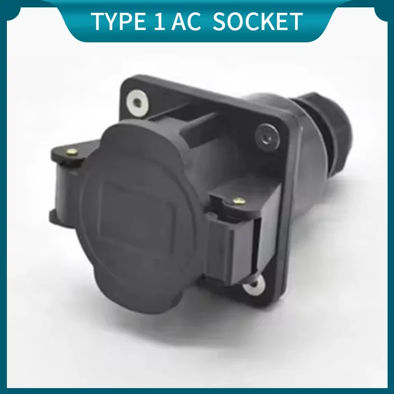 EVONIC Type 1 SAE J1772 to Socket Electric Vehicle Charge Socket AC 16-32A 7-22KW 250-380V For SAE J1772 EV Charger Adaptor Plug