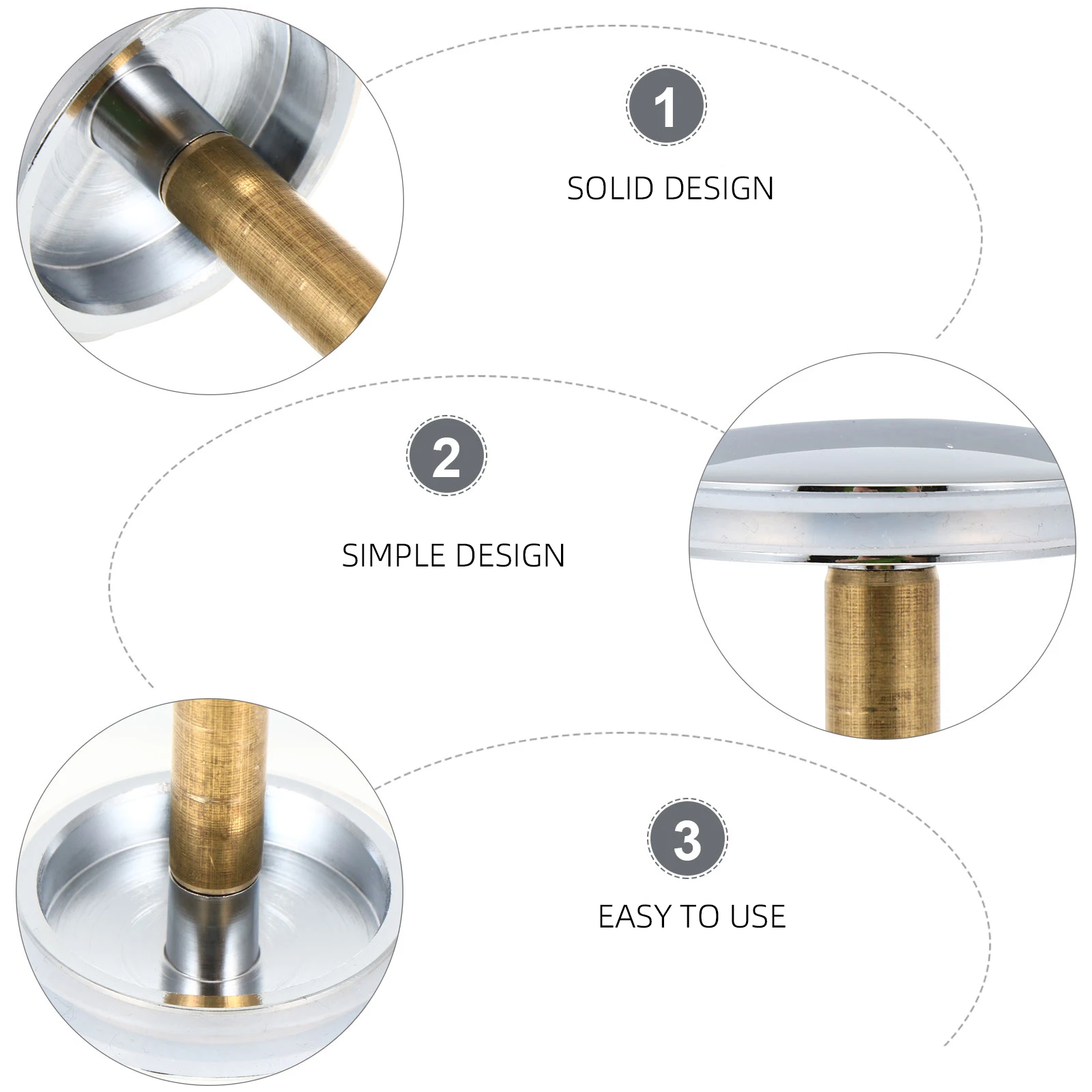 

Metal Sink Strainer Stopper For Kitchen Bathtub Floor Drain Cover Waterproof Odor Proof Insect Resistant Durable Filter