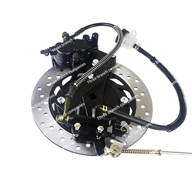 

Motorcycle drum modification disc set rear disc caliper lower pump brake disc rear wheel modification (The caliper is defective)