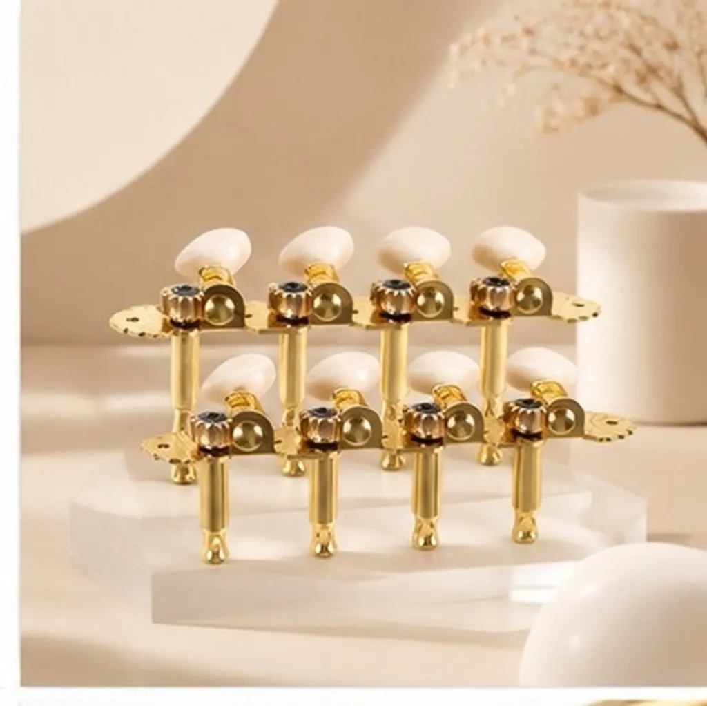 1Set Sturdy Metal Guitar Tuning Pegs for Acoustic Mandolin Ukulele Easy Installation Smooth Edges Reliable Tuning Guitar