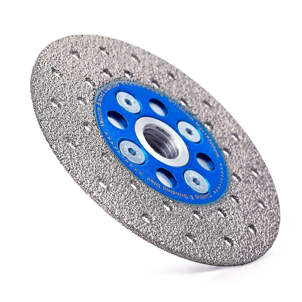 

4" Tile Grinding Blade Porcelain Tile Saw Blade with Arbor 5/8"-11 for Cutting and Grinding Granite Marble Tiles