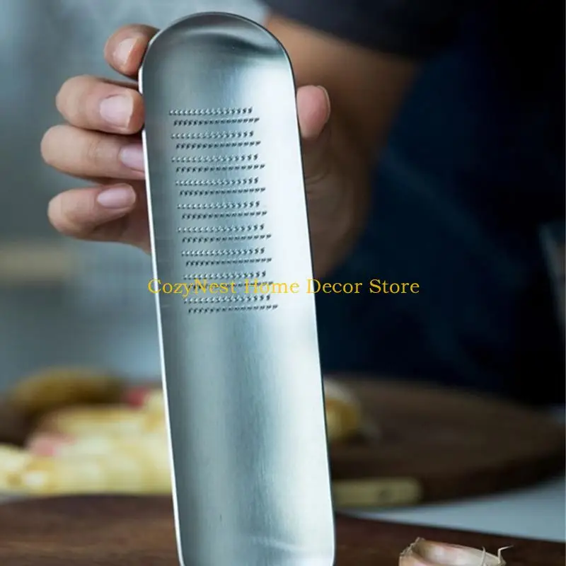 92MF Durable Stainless Steels Gingers Grater with Efficient Grinding Plate for Flavor Release