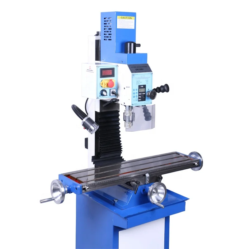 

28V Conventional Automatic Variable Speed Digital Display Wood Metal Feed Drilling and Milling Machine Lathe