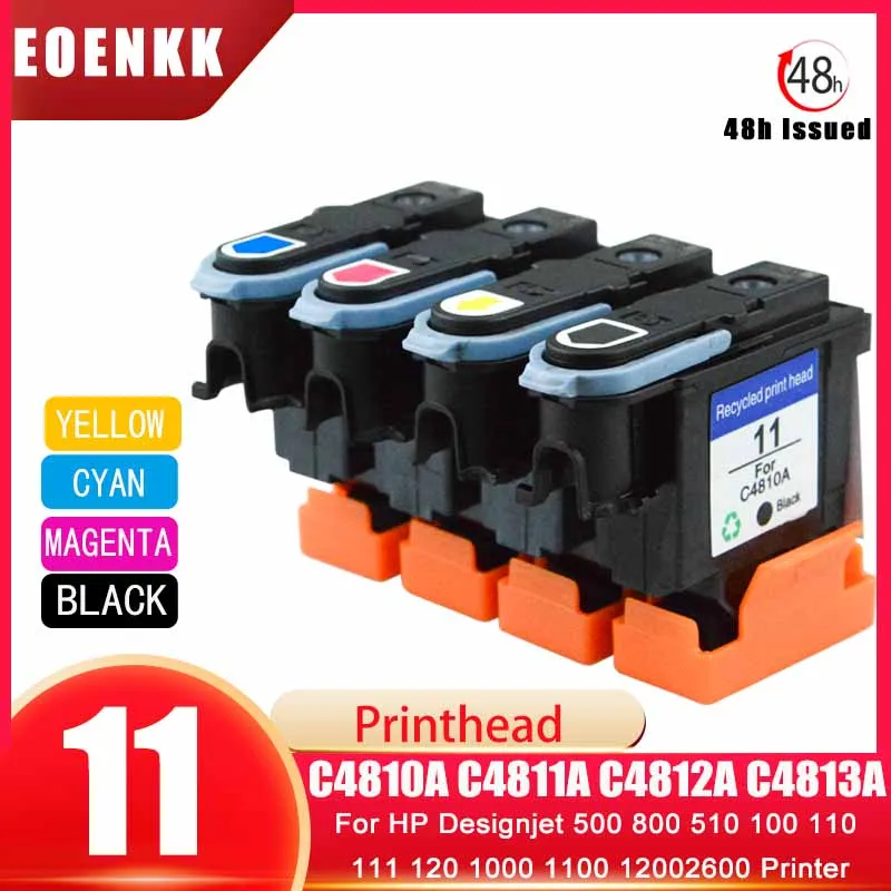 Print head for HP 11 replacement for HP11 printhead Designjet 70 100 110 500 510 500PS C4810A C4811A C4812A C4813A