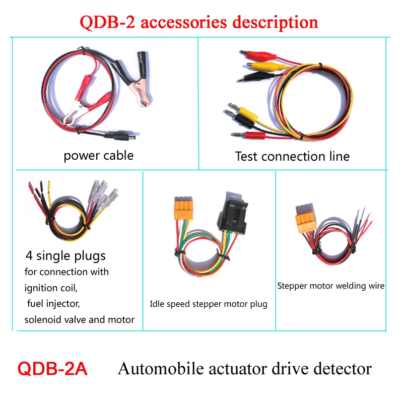 Automobile Ignition Coil Test Injector Solenoid Valve Idling Stepper Motor Instrument Tester Fault Detector Drive Simulator