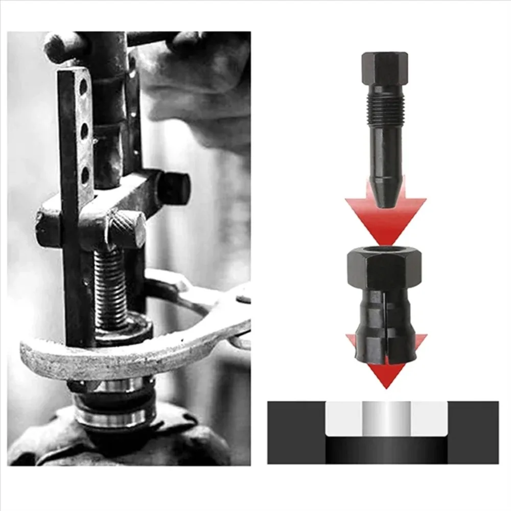 

10 шт./компл., набор съемников подшипников с внутренним отверстием 8-25 мм, руководство с коробкой, съемник подшипников мотоцикла, инструмент для разборки и ремонта подшипников
