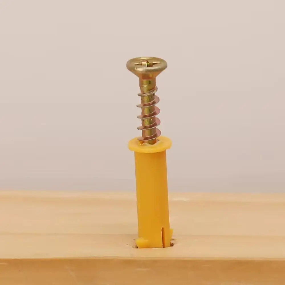 50Sets Self Drilling Expansion Tube Nails With Screws M6 M8 M10 Expansion Bolt Pipe Heavy Duty Self-Tapping Flat Head Screws
