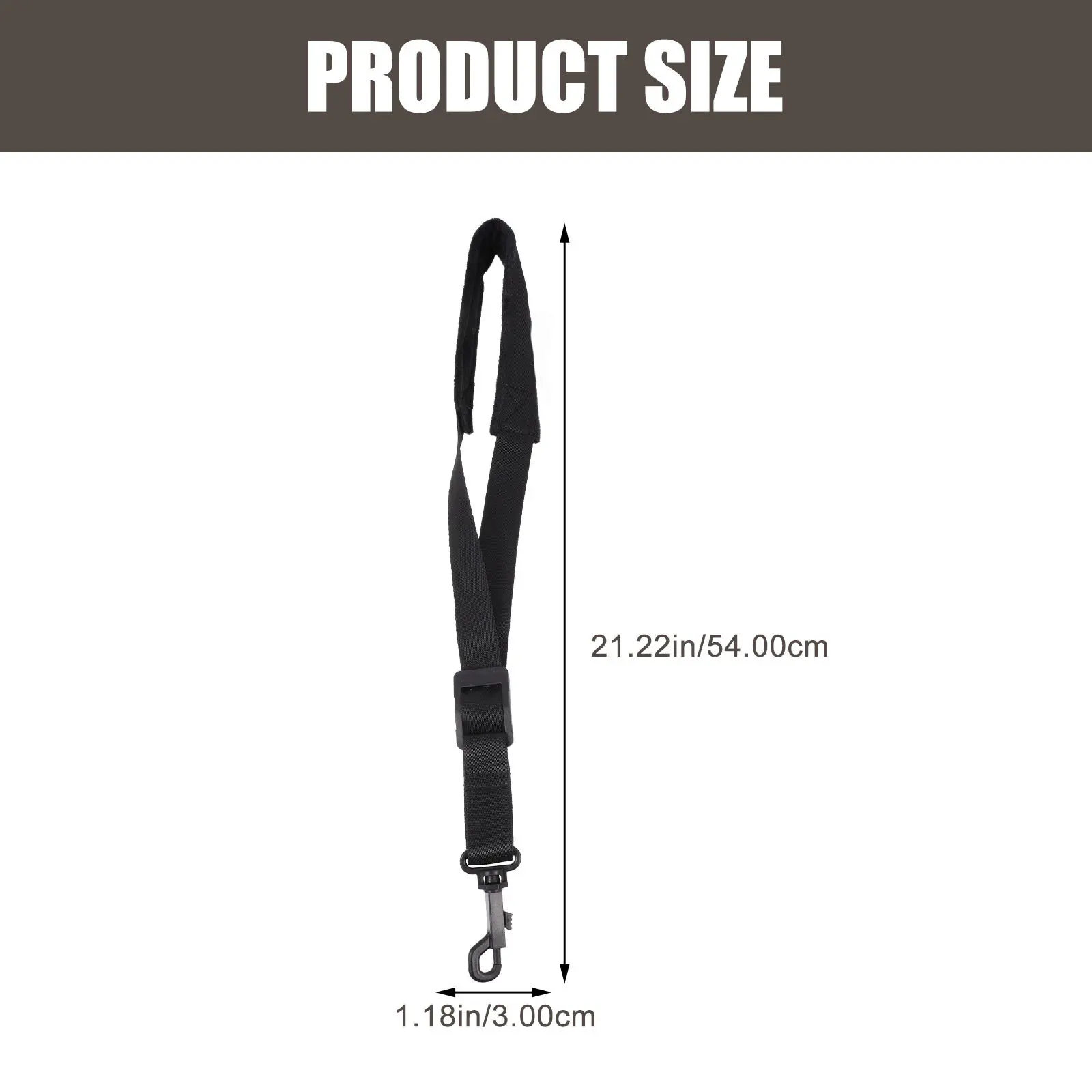 1Pcs Premium Thickened Pure Cotton Saxophone Neck Strap Heavy Duty Comfortable Ergonomic Hanging Strap for Saxophone