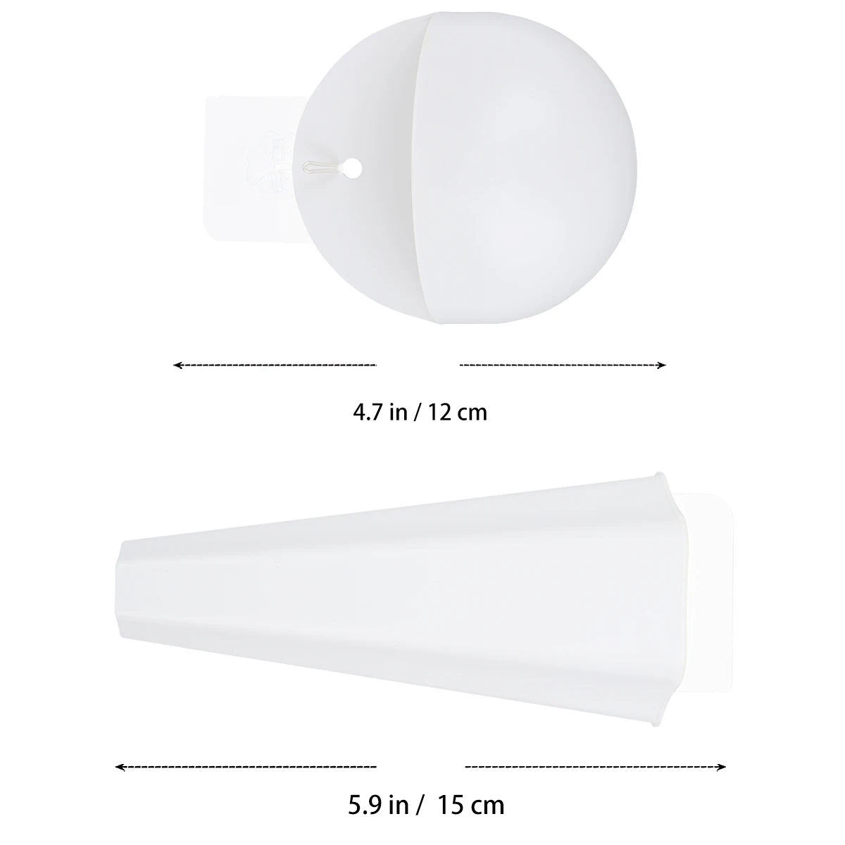 

4 Pcs Vases PP Material Wall Mounted Home Plant Decor Flowers Plants Wall Vase Wall Mounted Vase