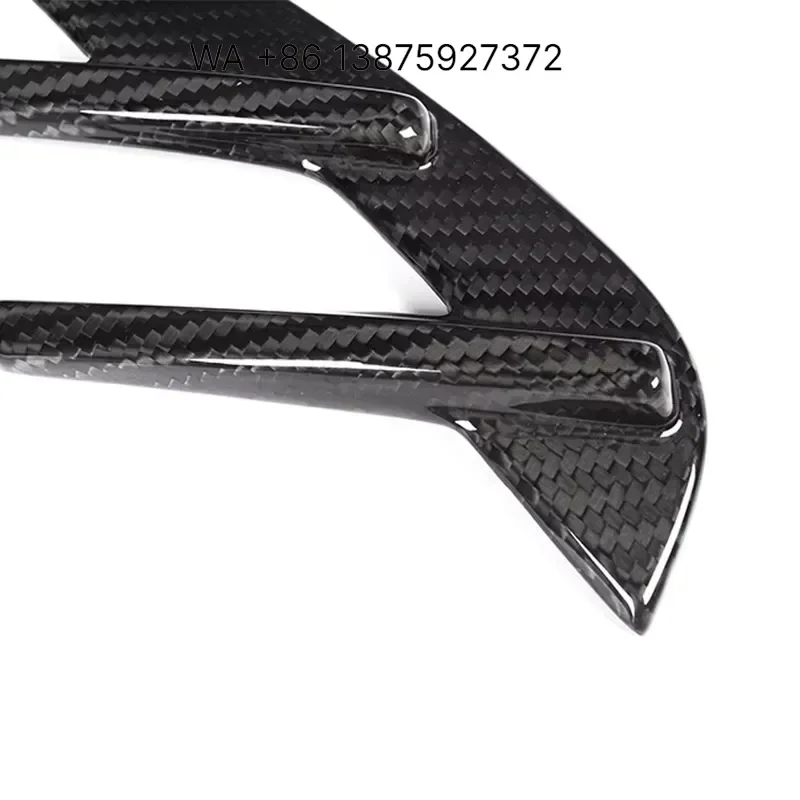 Wmwmnu Dry Carbon Fiber Side Bumper Fender Air Vent Trim Spoiler for G80 G82 G83 M3 M4 2021+ Add on Style