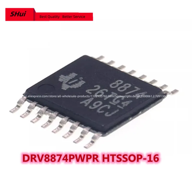 10PCS Original DRV8874PWPR HTSSOP-16 Brush DC Motor Driver Chip 4.5V~37V