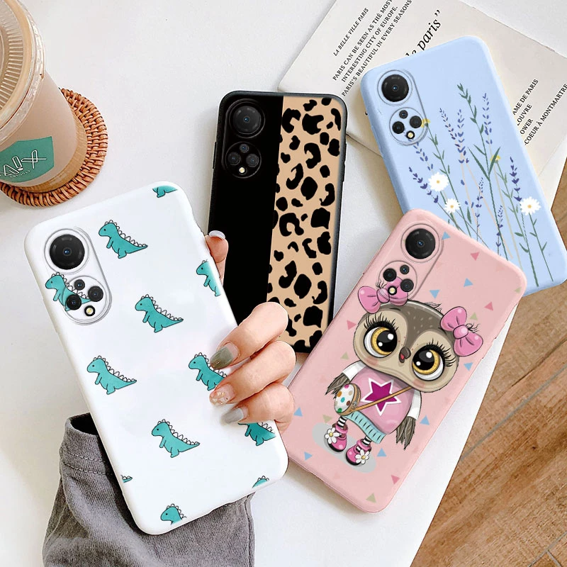 For Honor X7 Case HonorX7 X 7 Phone Case Funda Cute Cat Soft Silicone Matte Cover For Huawei Honor X7 Bumper Love Heart Coque