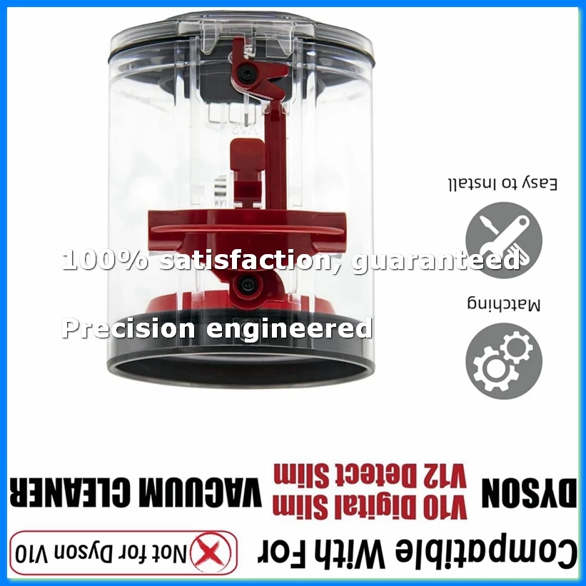Dust Bin for V10 Digital Slim / V12 Detect Slim Vacuum Canister Large Bin Vacuum Dust Bucket Part No. 965272-01-A49I