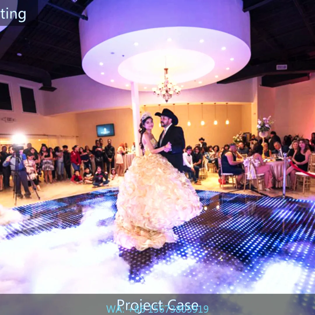 

Sunfrom Portable Wireless Magnetic RGB IP55 Waterproof DMX512 Controlled Pixel Digital Wedding Party Disco Event LED Dancing
