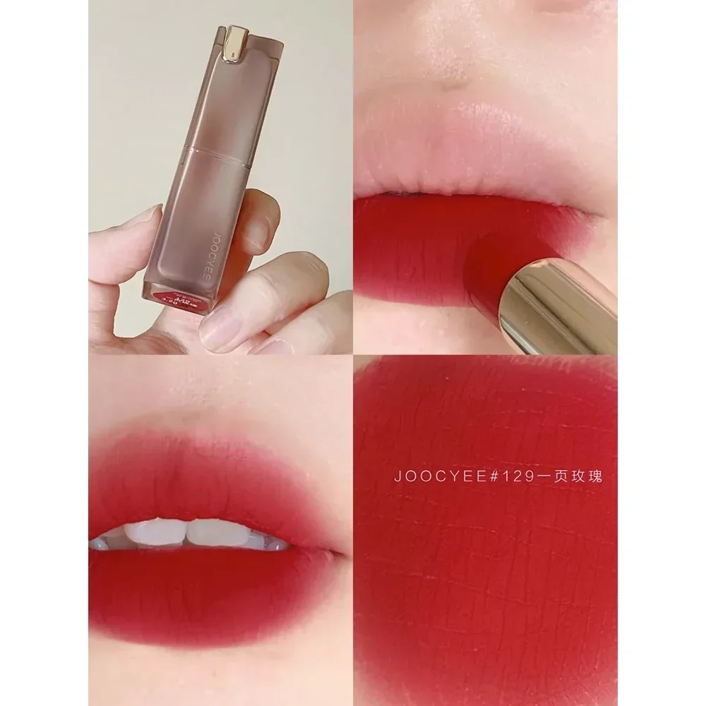 Korean Joocyee Lip Mud Lipstick Mist Velvet Lip Stick Matte Long Lasting Non-Stick Lip Glaze Lipgloss Waterproof Makeup Cosmetic