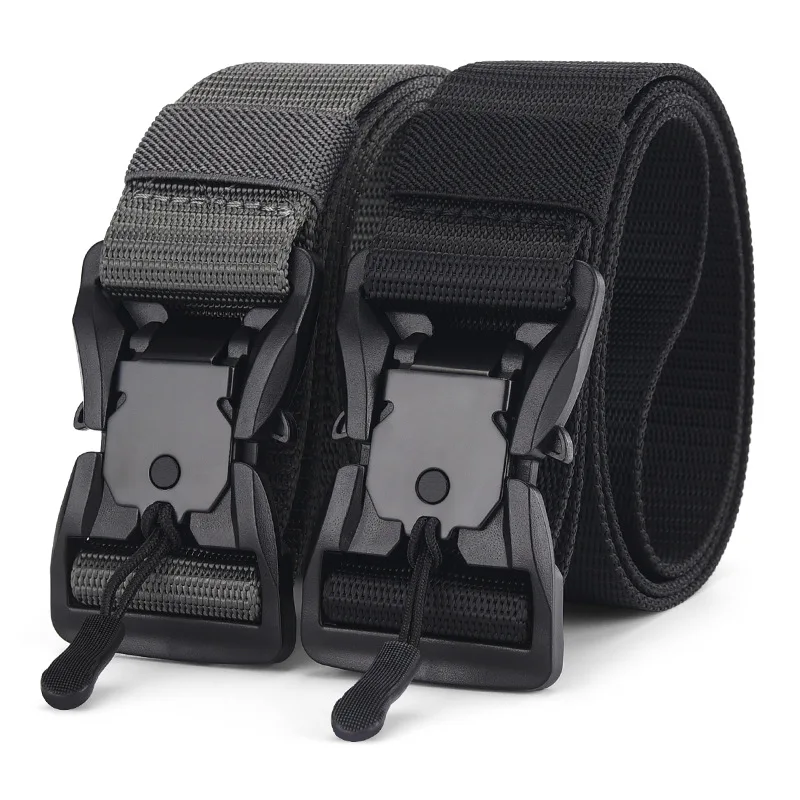 Tactical Belt Magnetic Buckle Belt Casual Nylon Tooling Training Belt Men's Trousers Belt Designer Men and Women Belt