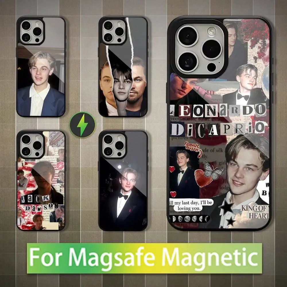 

Hot L-Leonardo Actor Phone Case For iPhone 16,15,14,13,12,11,Pro,Max,Plus,Mini,Magsafe,Magnetic Wireless Charging Case